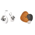 thumbnail image 1 of Figuras de cisnes y reloj de pared moderno: artesanías decorativas para sala de estar, dormitorio, baño, restaurante, hogar, centro de mesa, estanterí, 1 of 8