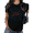 1-Black, variant on Women's So Many Books So Little Time Graphic T-Shirt Retro Alarm Clock Book Stack Print Short Sleeve Crewneck Reader Humor Top Plus Size