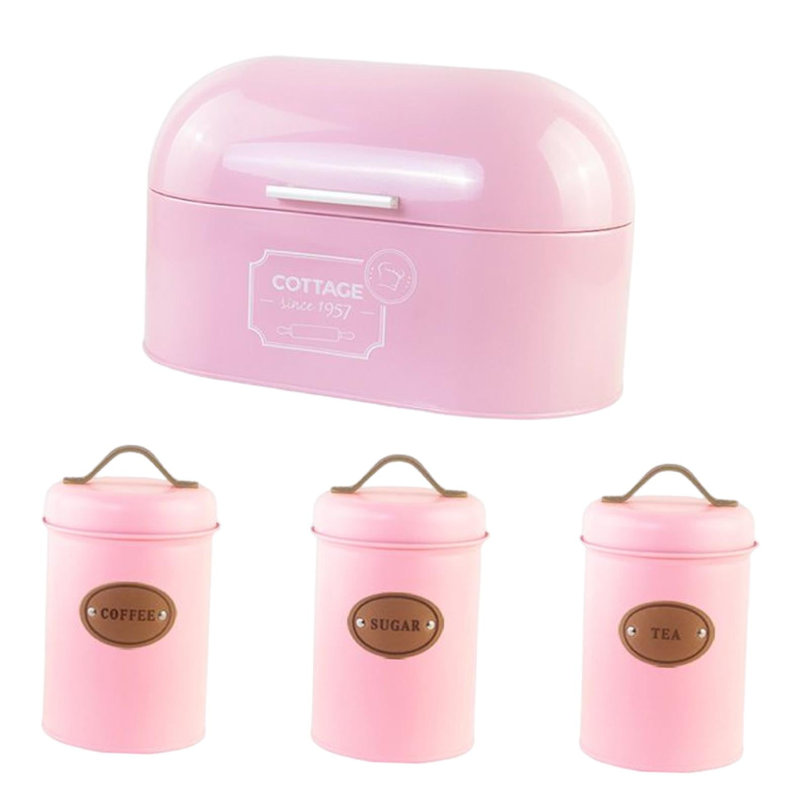 High Capacity Bread Box Bread Bin Bread Box and Canister Set for