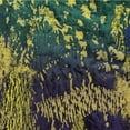 thumbnail image 3 of Emerald Rainforest Green, Yellow and Blue Luxury Throw Pillow, 3 of 3