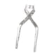 thumbnail image 4 of Pañuelo para el cuello con lentejuelas de metal para mujer, brillante, para cosplay Plata, 4 of 9