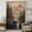 Tan, variant on Bear Sheer Curtains 54 Inches Long, Forest Pine Trees Mountain Black Brown Light Filering Curtains, Breathable Simi Curtain Privacy Drapes for Kitchen Bathroom Nursery Lightweight Window Treatment