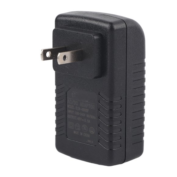 POE Power Plug,DC 48V 0.5A Power POE Injector Power Supply Injector Optimal Efficiency