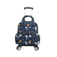 thumbnail image 4 of freneci Duffle with Wheels Clothing Waterproof with 2 Wheel Rolling Luggage Oxford Cloth Deer, 4 of 8