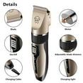 Electric Quiet Dog Hair Trimmer Set, Professional Rechargeable Cordless