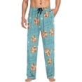 thumbnail image 4 of Top-kevin Summer Red Lobster Pajama Pants Crayfish Men's Pajama Bottoms Lounge Sleepwear PJs Sleep Pants, 4 of 11