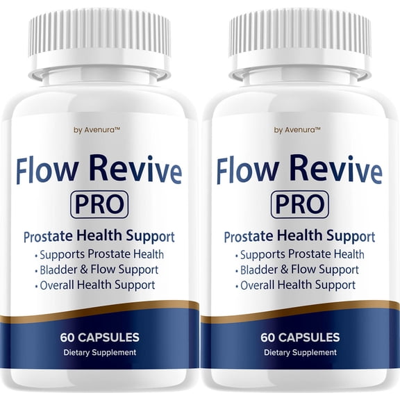 Flow Revive Pro Supplement for Men – FlowRevive Plus Advanced Formula Supplements for Male Health Supplement, Reviews, 2 Pack, 120 Capsules