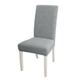 thumbnail image 1 of Sumhomie Stretch Embossed Dining Short Chair Slipcover, Blue, 1 of 3