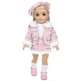 thumbnail image 3 of KUFptva Fashionable 18 Inch Doll Apparels Set Includes Cotton Elegant Dress and Stylish Coat for Home Accessory Daily Use, 3 of 7