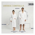 thumbnail image 3 of Bata de Baño Suave, Absorbente y de Secado Rápido, Unisex Real Textil (Blanco, Unitalla), 3 of 8