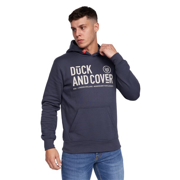 Duck and Cover - Sudadera Hillman para Hombre (Marino)
