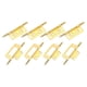 thumbnail image 1 of Bisagras Sin Mortaja, 8pcs Bisagra de Hierro para Armario, Bisagras de Puerta, Oro, 1 of 7