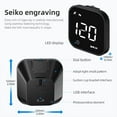 thumbnail image 6 of XZZ Digital GPS Speedometer, Car Universal HUD Head Up Display with Speed MPH, Compass Driving Direction, Fatigue Driving Reminder, Overspeed Alarm Trip Meter, for All Vehicle (G10), 6 of 7