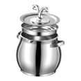 thumbnail image 4 of Contenedor de aceite Colador de aceite con tapa antipolvo Versátil Resistente al calor Fácil agarre 2 litros, 4 of 8