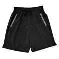 thumbnail image 3 of OSOLU Solid Color Men's Gym Shorts Linerless 5 Fashionable Classic Leisure Active Athletic Casual Bottoms, 3 of 9