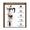 thumbnail image 3 of Cafetera Xtellar Italiana Manual Expresso 6 Tazas 300ml Color Plateado, 3 of 5