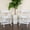 White, variant on Flash Furniture 2 Pack 800 lb. Capacity White Resin Folding Chair with Slatted Seat
