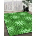 thumbnail image 3 of Ahgly Company Machine Washable Indoor Rectangle Transitional Green Area Rugs, 5' x 7', 3 of 7