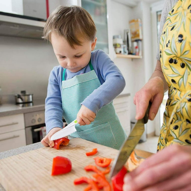 Knives for Kids,Set of 3 Kids Nylon Set Kid Safe Knives for Cooking | Toddler Kids Knives for Real Cooking & Cutting Fruit, Bread, Lettuce