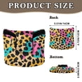 thumbnail image 2 of Haosy Soft Color Leopard Print Golf Mallet Putter Cover Strong Magnetic Leather Golf Club Headcover Closure, 2 of 7