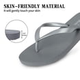 thumbnail image 4 of Comwarm Women's Flip Flops Summer Beach Sandals Soft Foam Women's Sandals, Gray, 4 of 6