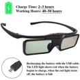 thumbnail image 4 of 3D Glasses, Active Shutter Rf 3D Glasses Rechargeable Suitable For Rf 3D Tv & Projectors, Rf 3D Eyewear2 Pack, 4 of 4