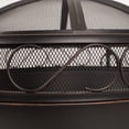 thumbnail image 6 of Pleasant Hearth OFW295R Bellora Burning Wood Fire Pit, 6 of 7