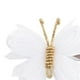 thumbnail image 5 of 2 x Pinzas para el cabello con forma de mariposa Pinzas para el cabello con forma de mariposa Portátiles Versátiles Cabello rizado Cabello Malla Blanca, 5 of 9