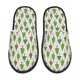 thumbnail image 1 of Balery Christmas Trees Pantuflas de Casa de Felpa Silenciosas con Diseño Estampado, Zapatillas Cómodas Antideslizantes de Algodón para Interior-Medium, 1 of 8