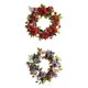 thumbnail image 1 of 2 Coronas De Flores Falsas Para Decoración De Pared., 1 of 6