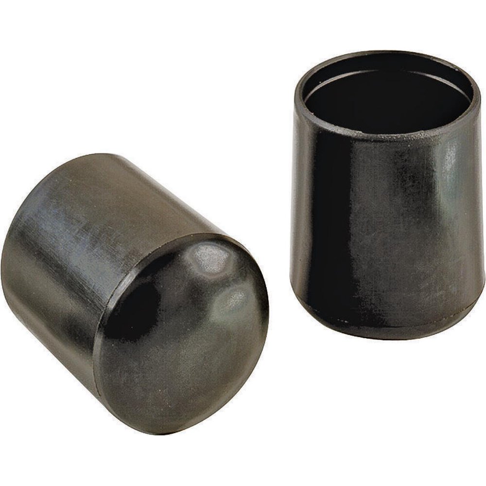 Prosource 3734324 1.25 in. Furniture Leg Tip Plastic, Black