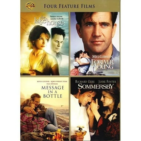 4 Film Favorites: Love Stories - The Lake House / Message In A Bottle / Forever Young / Sommersby (Full Frame, Widescreen)