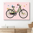 thumbnail image 2 of PixonSign Canvas Print Wall Art Bike Covered in Rainbow Birds Transportation Wilderness Illustrations Modern Art Contemporary Colorful Multicolor Ultra for Living Room, Bedroom, Office - 32x48, 2 of 5