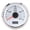 White Dial Silver Bezel, variant on M Buder Tachometer with Hour Meter 2in 52mm 8000 RPM Gauge 7 Color Backlight for Truck Boat Car White Dial Silver Bezel