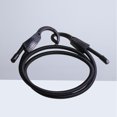 thumbnail image 2 of Car Clotheslines Adjustable Elastic Bungee Cords Luggage Straps Fixed Ropes Outdoor Travel Clothes Line (Black Rope), 2 of 8