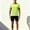 Green, variant on SGFCWSX Mens Soccer Set 2 Piece Striped V Neck Quick Dry Short Sleeve Shirt and Shorts Football Training Athletic Outfit Blue Size L