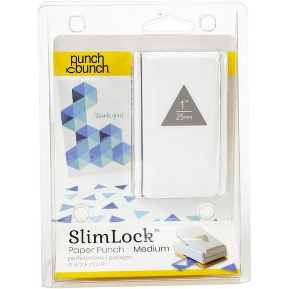 Punch Bunch SlimLock Medium Punch-Triangle 1"X.875"