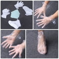 thumbnail image 3 of Shisuyan 200pcs Plastic Foot Cover One-off Gloves Feet Cover Portable Gloves with Sticker, 3 of 9