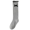 thumbnail image 2 of Girls Knee High Socks with Bows Soft Cotton, School Uniform Long Socks*1pc, 2 of 7