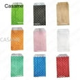 thumbnail image 3 of 50 Pcs Small Sack Pouch Mini Dot Kraft Paper Bags Wedding Party Invitation Greeting Cards Paper Gift Bag full white 50 pcs, 3 of 6