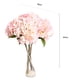 thumbnail image 3 of Ramo de flores de hortensias artificiales, flores de seda, boda, fiesta nupcial, decoración del hogar (rosa), 3 of 3