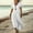 White, variant on MTBLYS Women Dresses Cotton and Linen Boho Solid Print Drop Shoulder Long Dress Leisure Slim Fit Short Sleeve Wrap Sundresses Casual Dresses for Women 2025