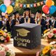 thumbnail image 1 of CaiYueKe 2026 Graduation Card Box - Sturdy Cardboard Mortarboard Holder for Graduation Party Decorations, Congrats Grad Money Box for Gift Cards & Envelopes, College Supplies, 1 of 8