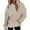 Beige, variant on Women's Solid Color Pullover Hoodie with Drawstring and Side Pockets, French Terry Casual Streetwear Sweatshirt for Lounge Comfort, Daily Wear and Outdoor Activities Green M
