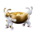 thumbnail image 4 of Cuenco de almacenamiento de astronauta de conejo, perfume de pistacho, llavero, soporte para tartas, figurita para aperitivos 19cmx13cmx15cm, 4 of 5