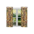 thumbnail image 2 of MKHERT Autumn Corn Sunflower Window Curtains Kitchen Curtain Room Bedroom Drapes Curtains 26x39 inch, 2 Piece, 2 of 3