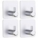 thumbnail image 1 of Ganchos de pared para toallas, de aluminio, para albornoces, para puerta de baño y hogar. Estilo de plata 1, 1 of 9