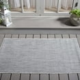 thumbnail image 2 of Safavieh Courtyard Finnian Solid Indoor/Outdoor Area Rug, Gray/Navy, 2'7" x 5', 2 of 17