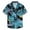 Light Blue, variant on IWRICH Hawaiian Shirt for Men Short Sleeves Tropical Printed Casual Button down Summer Beach Floral Shirts Purple XL