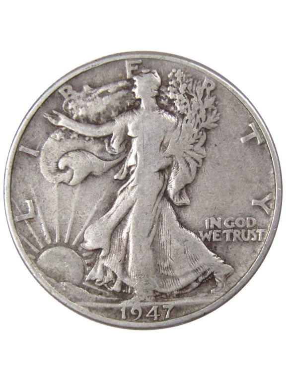 1947 Liberty Walking Half Dollar VG Very Good Silver 50c Coin